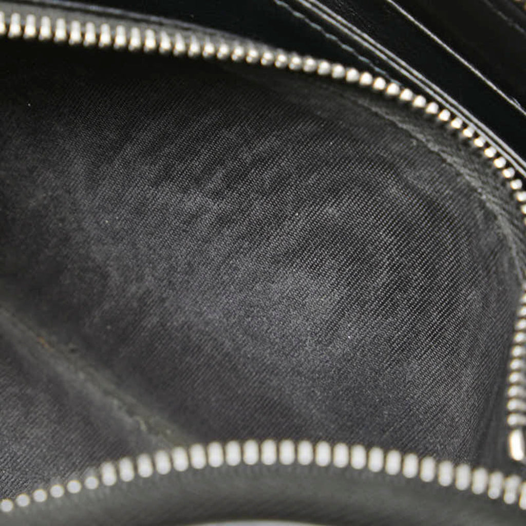 Prada Black Leather Long Wallet (Bi-Fold)