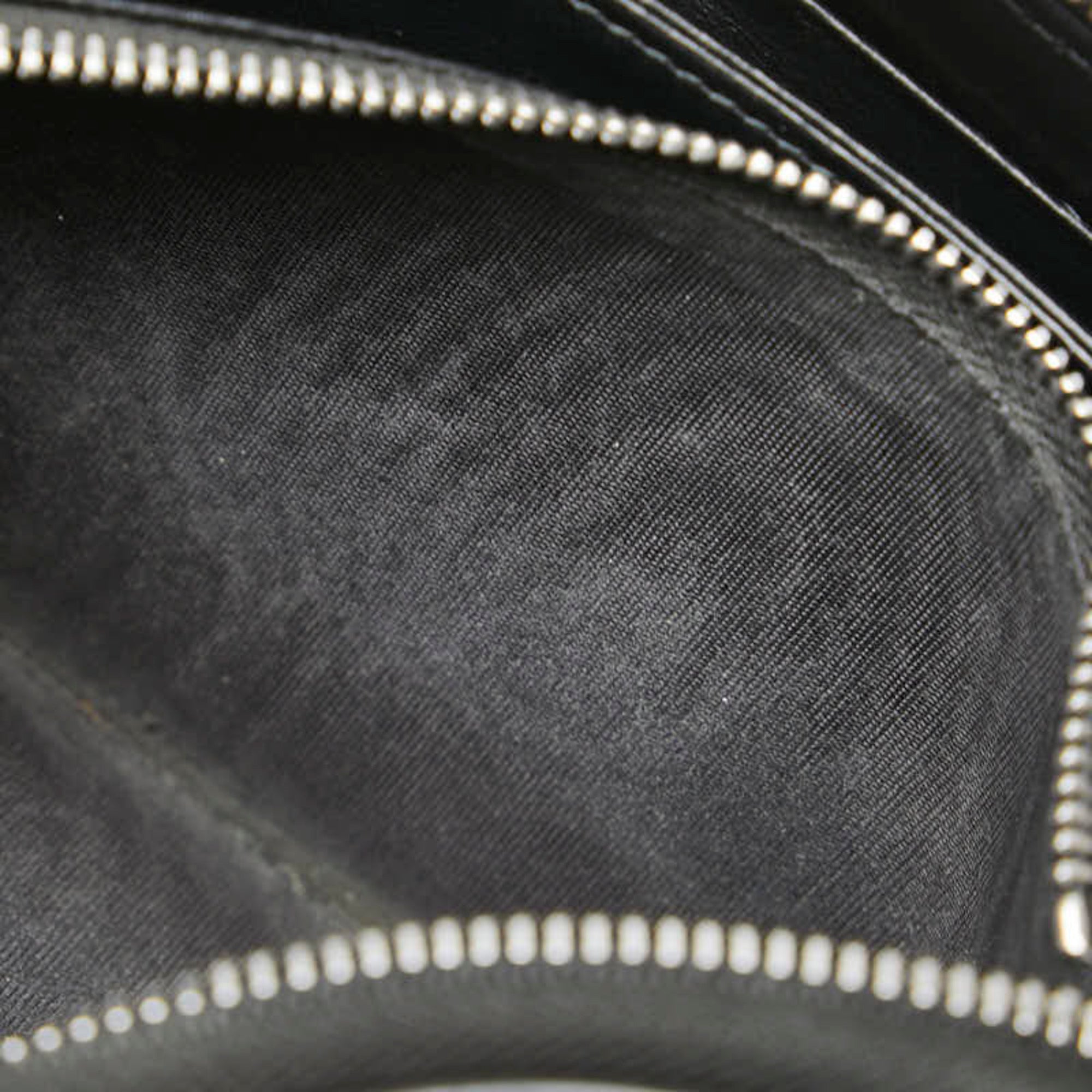 Prada Black Leather Long Wallet (Bi-Fold)