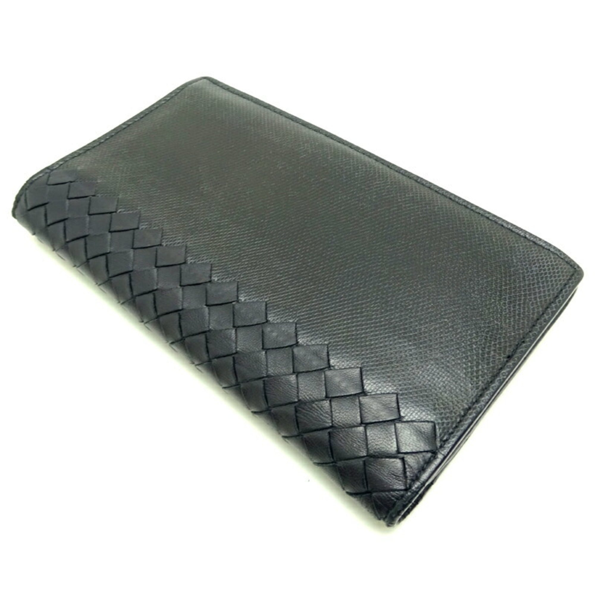 Bottega Veneta Intrecciato Black Intrecciato Coin Purse/Coin Case