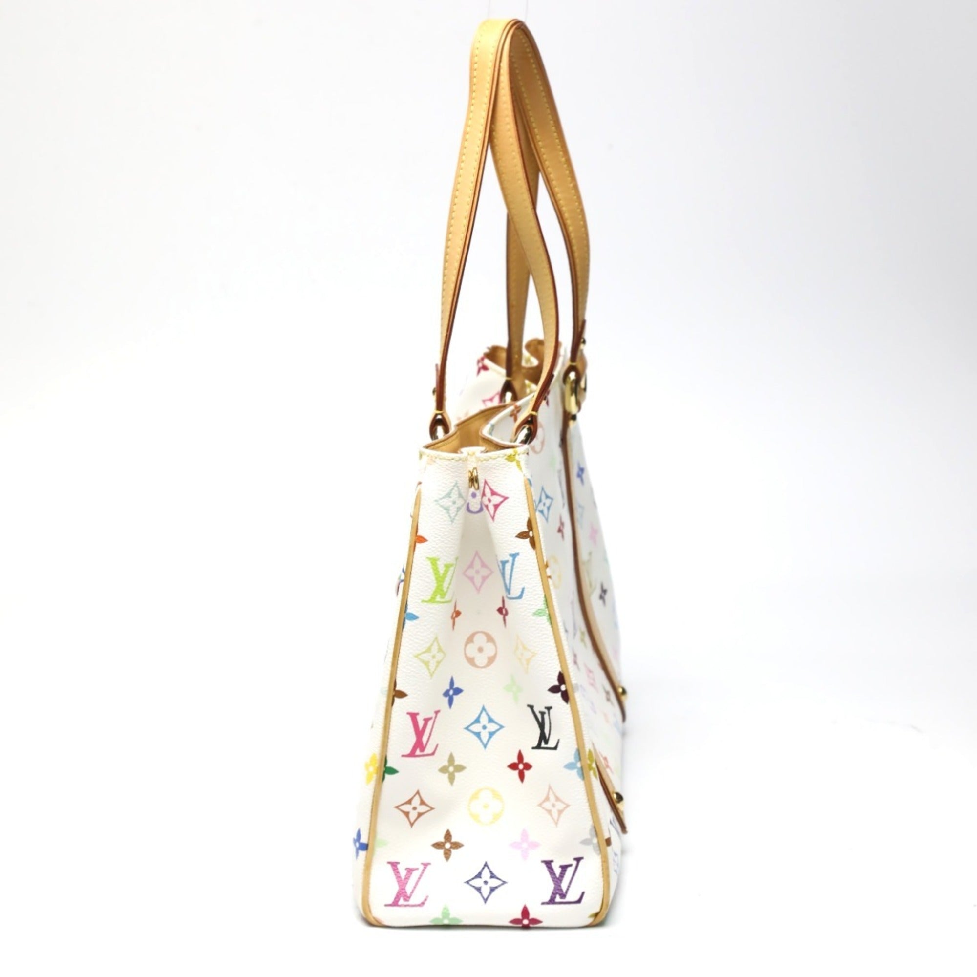 Louis Vuitton Blanc Multi-Color Monogram Multicolore Handbag