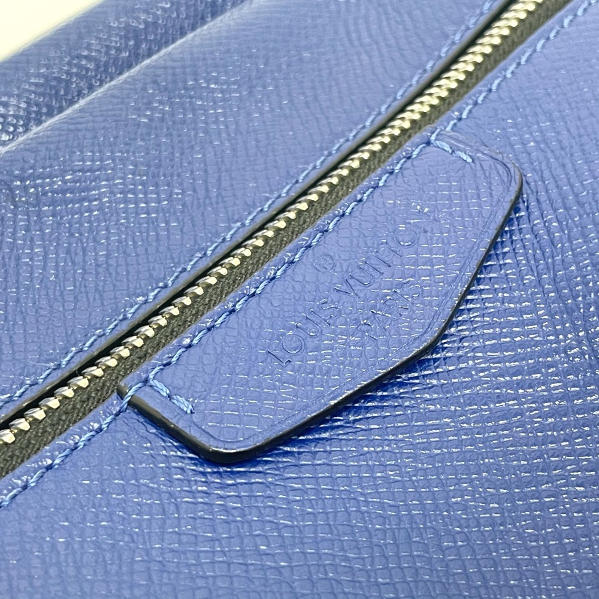Louis Vuitton Blue Leather Shoulder Bag