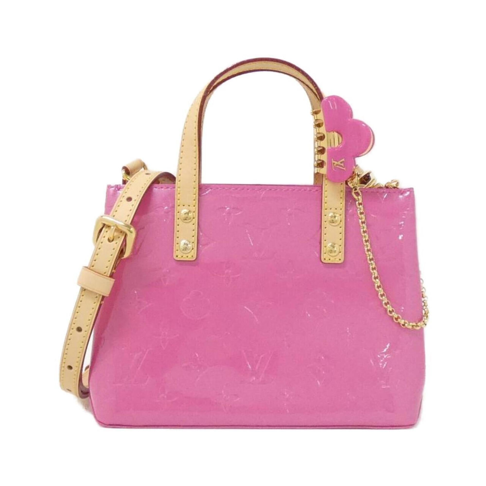 Louis Vuitton Vernis Pink Leather Handbag