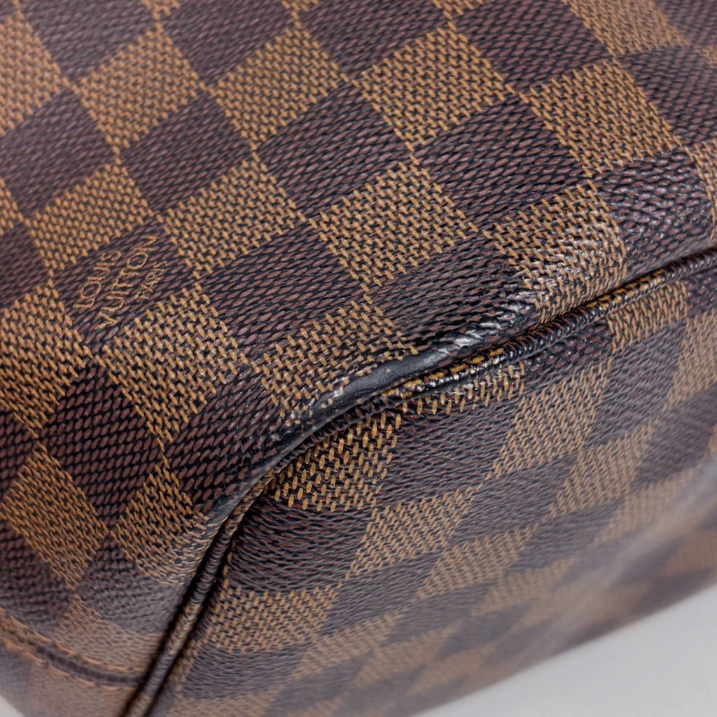 Louis Vuitton Brown Damier Canvas Shoulder Bag Tote Bag