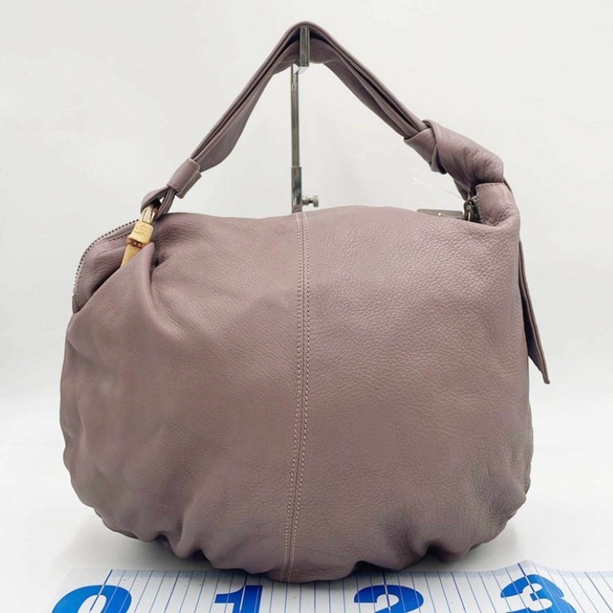 Gucci Purple Leather Shoulder Bag (Pre-Owned)