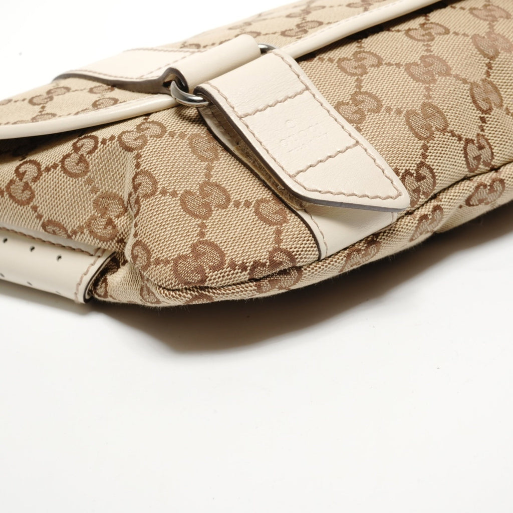 Gucci Gg Canvas Beige Gg Canvas Fanny Pack (Pre-Owned)