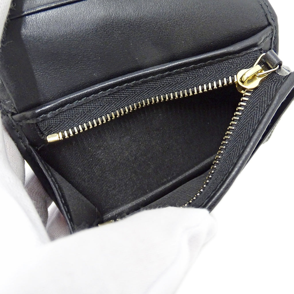 Gucci Black Leather Wallet (Bi-Fold) (Pre-Owned)