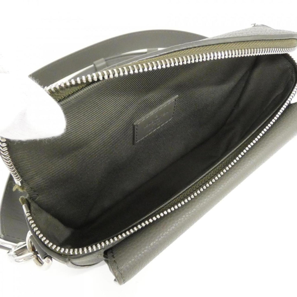 Louis Vuitton Khaki Leather Shoulder Bag