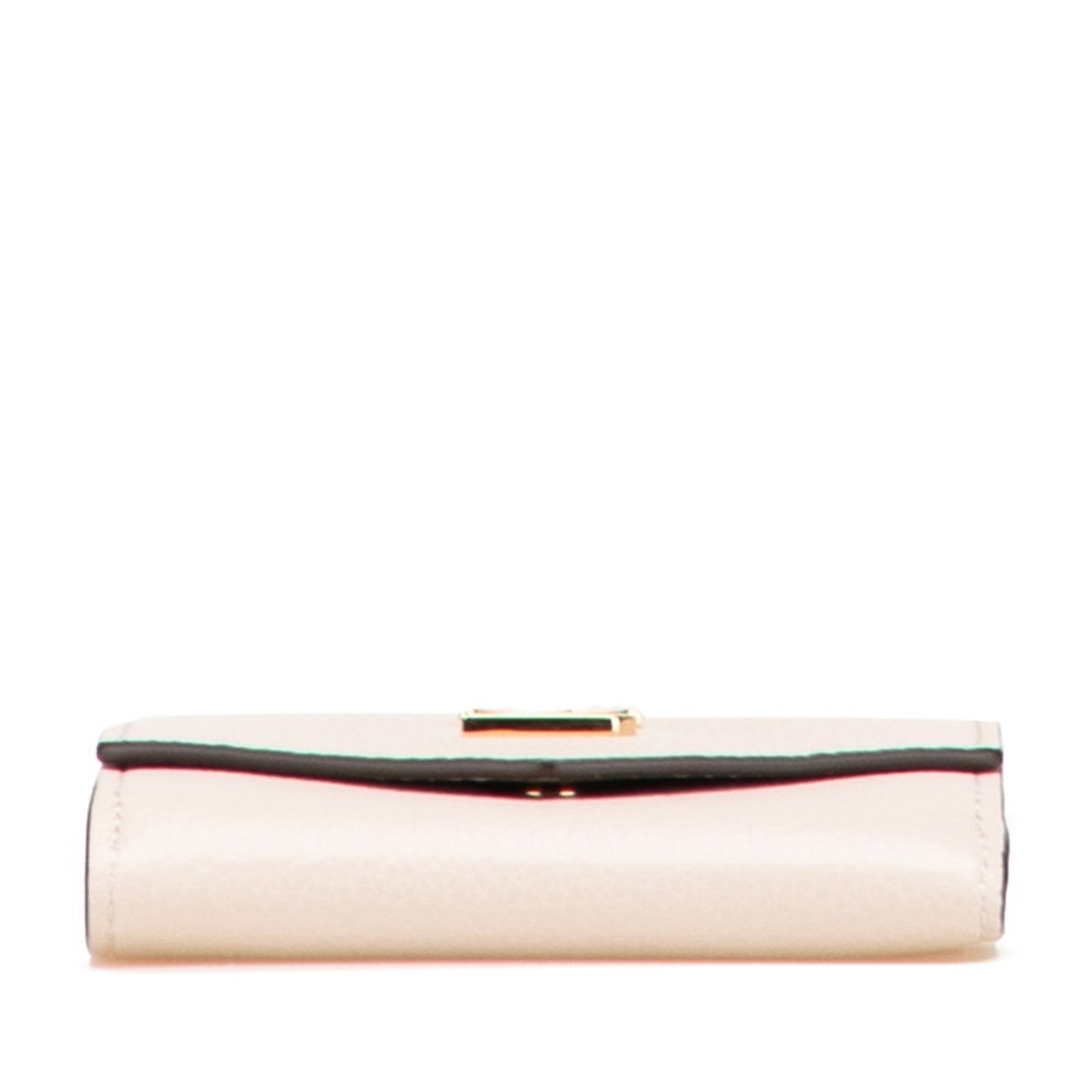 Louis Vuitton Grayish Leather Wallet (Tri-Fold)