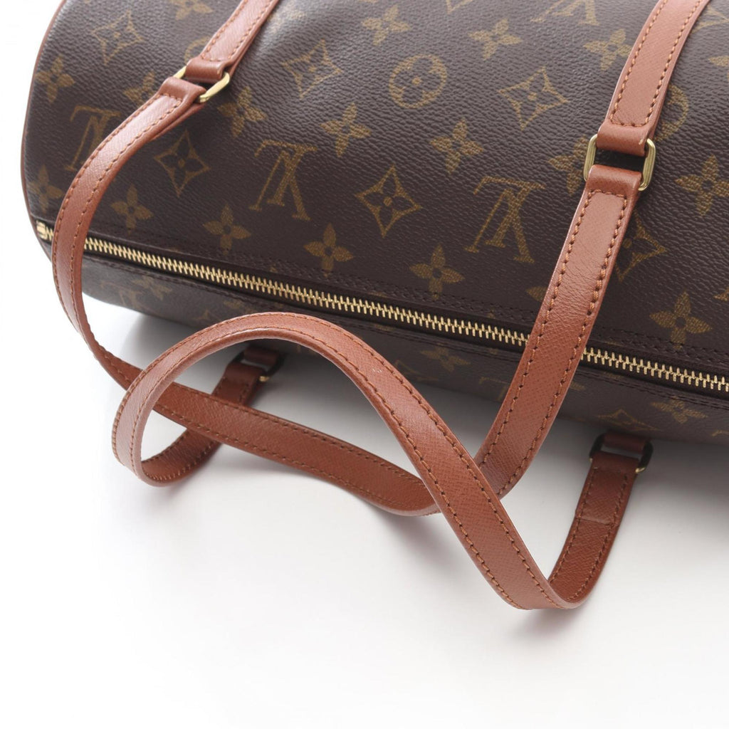 Louis Vuitton Brown Monogram Coated Canvas Leather Handbag