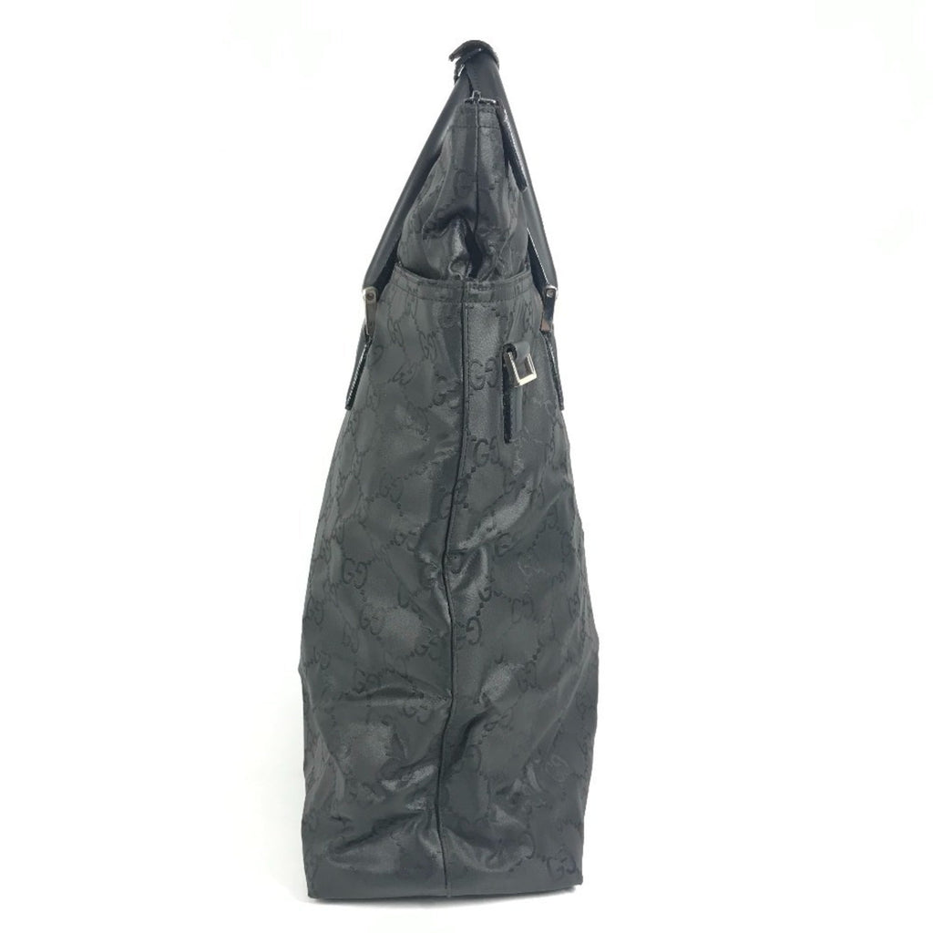 Gucci Black Nylon Handbag Tote Bag (Pre-Owned)