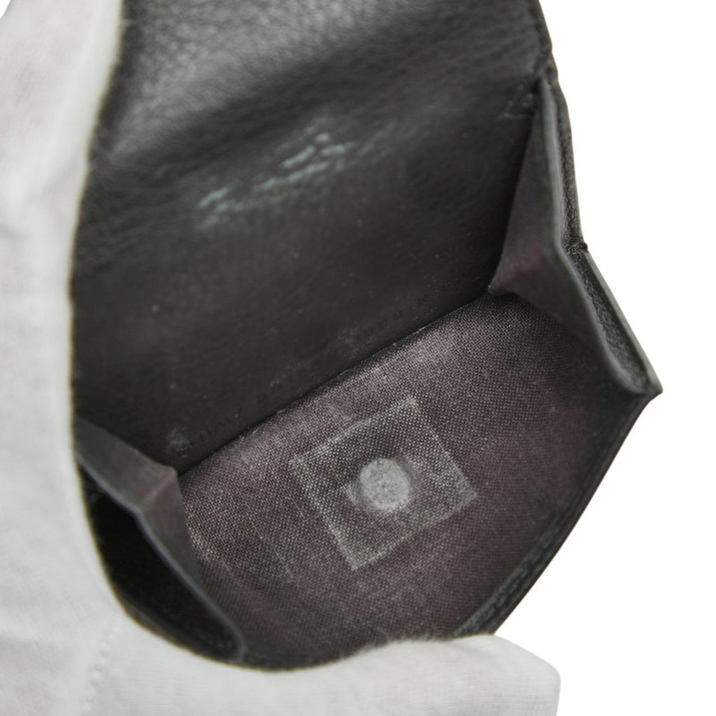 Balenciaga Black Leather Wallet (Tri-Fold)
