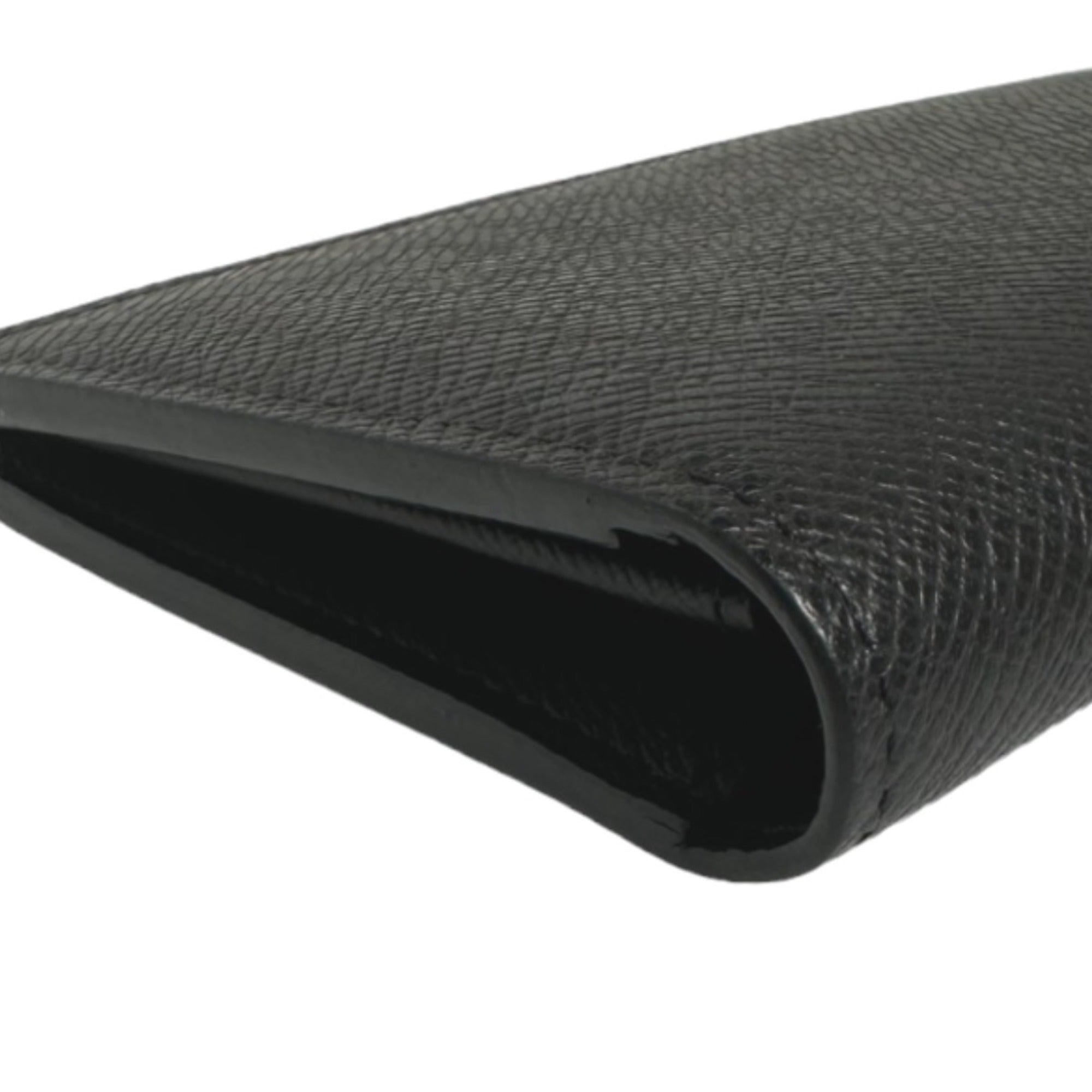 Louis Vuitton Black Taiga Leather Long Wallet