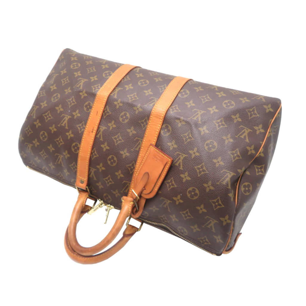 Louis Vuitton Brown Monogram Boston Bag