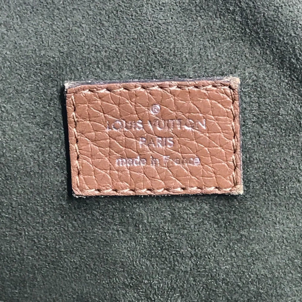 Louis Vuitton Brown Leather Briefcase Handbag Tote Bag