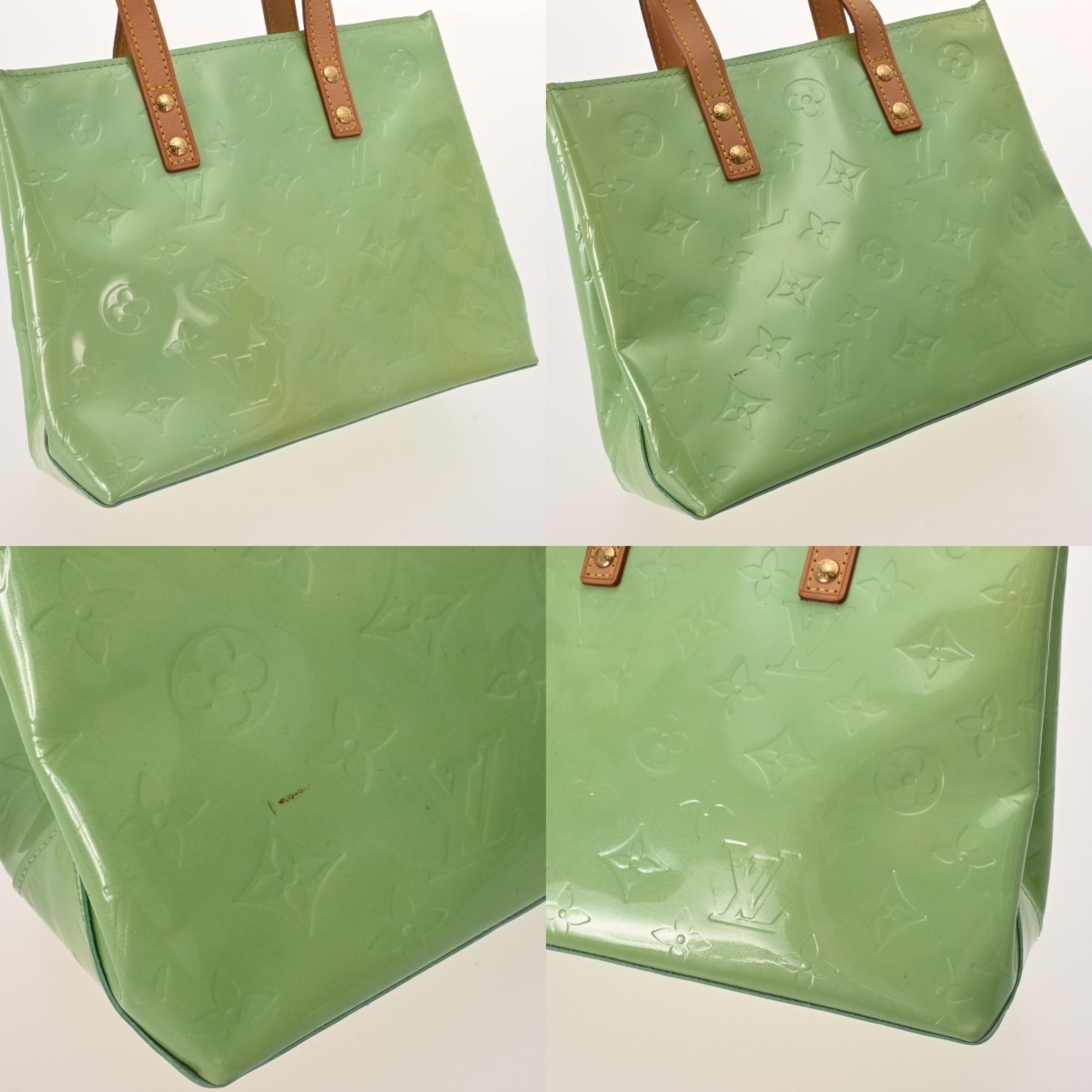 Louis Vuitton Vernis Black Peppermint Monogram Vernis Handbag