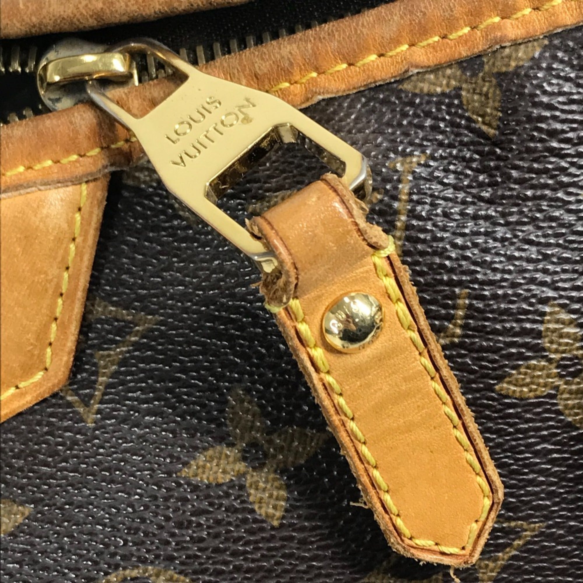 Louis Vuitton Brown Monogram Shoulder Bag Tote Bag
