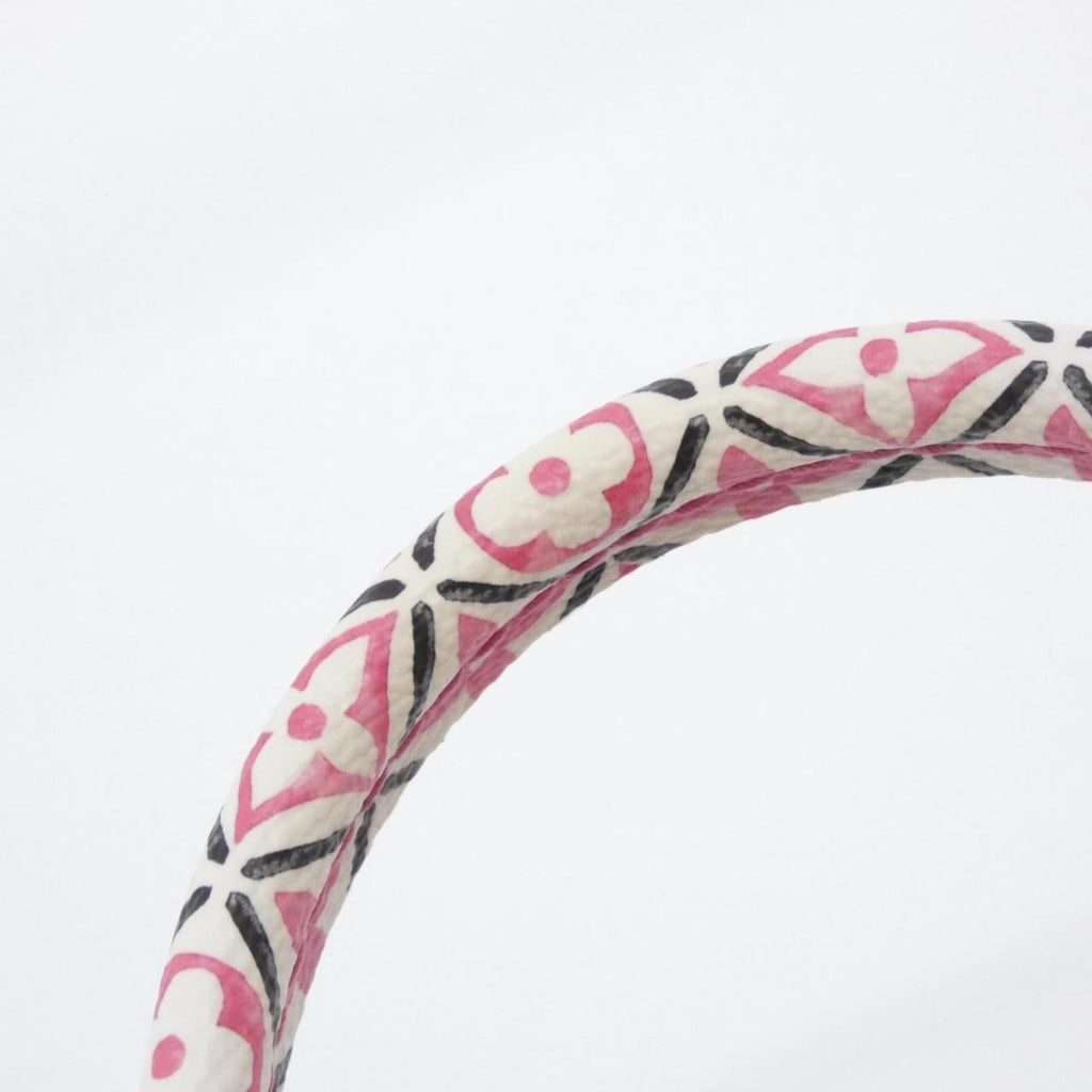 Louis Vuitton Pink Coated Canvas Handbag
