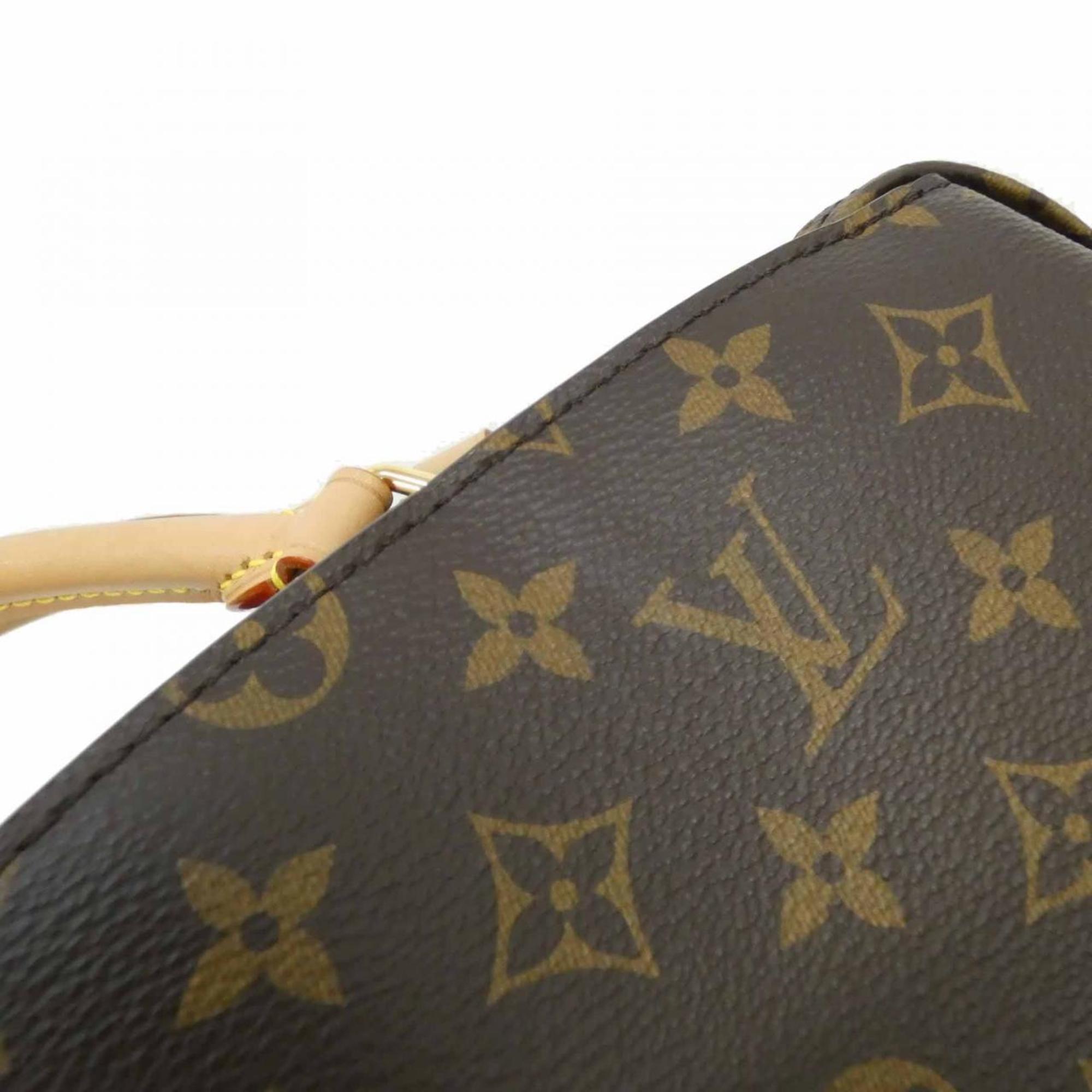 Louis Vuitton Marron Coated Canvas Handbag
