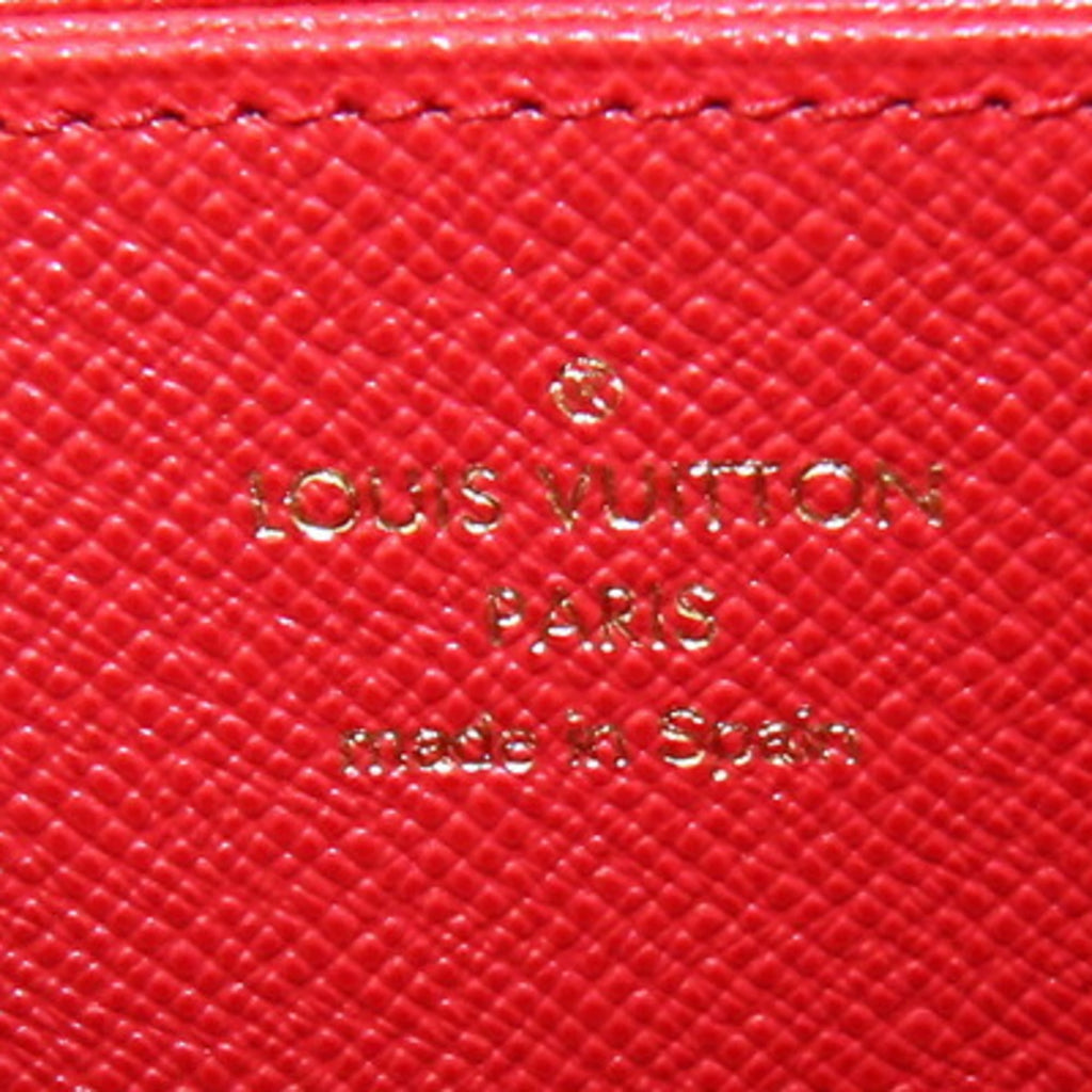 Louis Vuitton Blue Red Color Monogram Denim Long Wallet