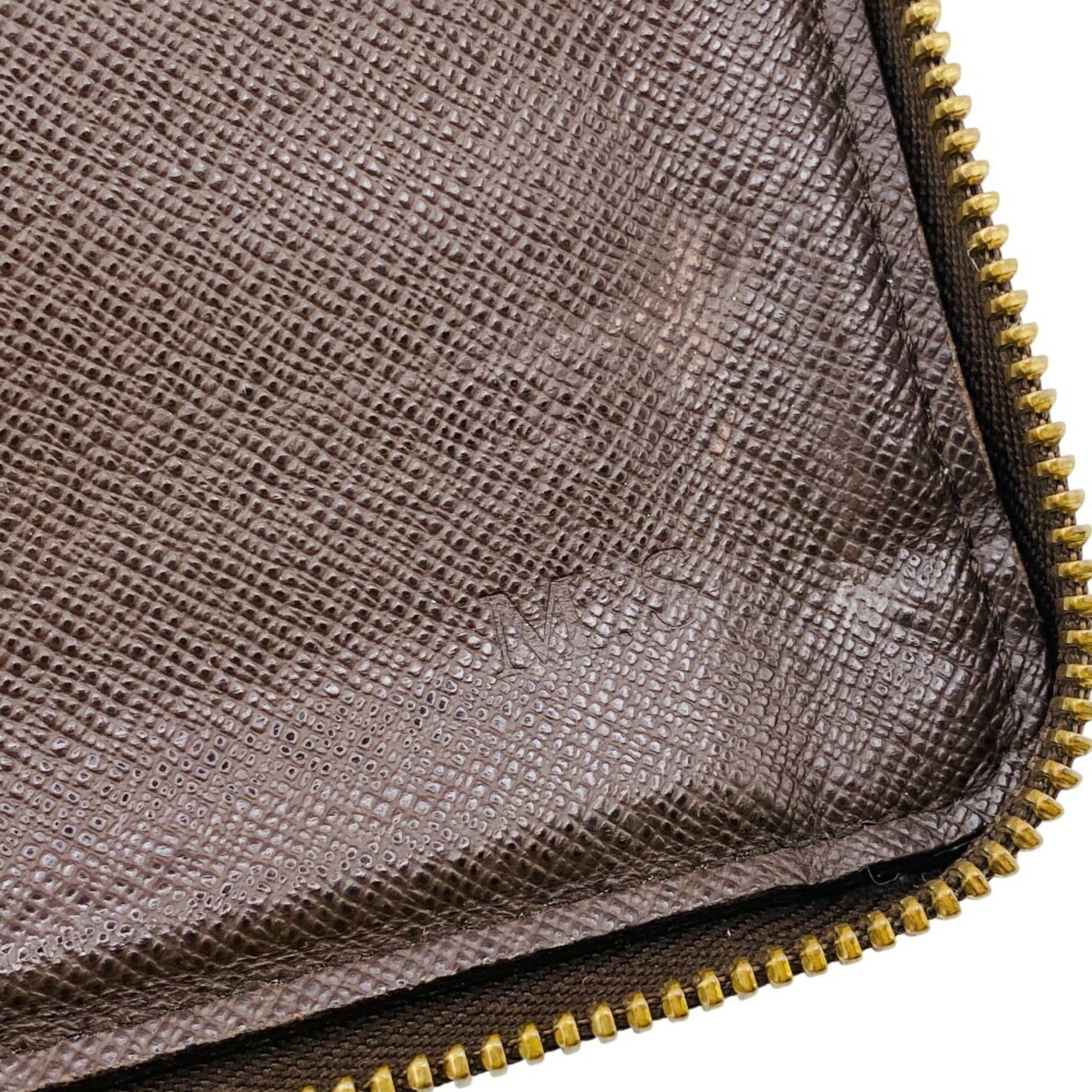 Louis Vuitton Brown Leather Long Wallet