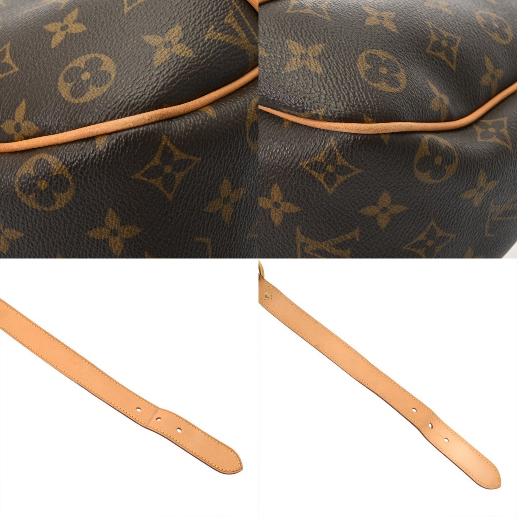 Louis Vuitton Brown Monogram Canvas Shoulder Bag