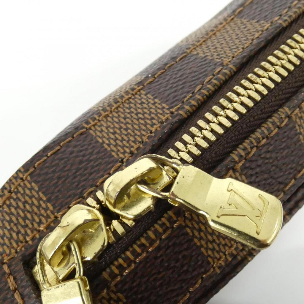 Louis Vuitton Brown Coated Canvas Shoulder Bag