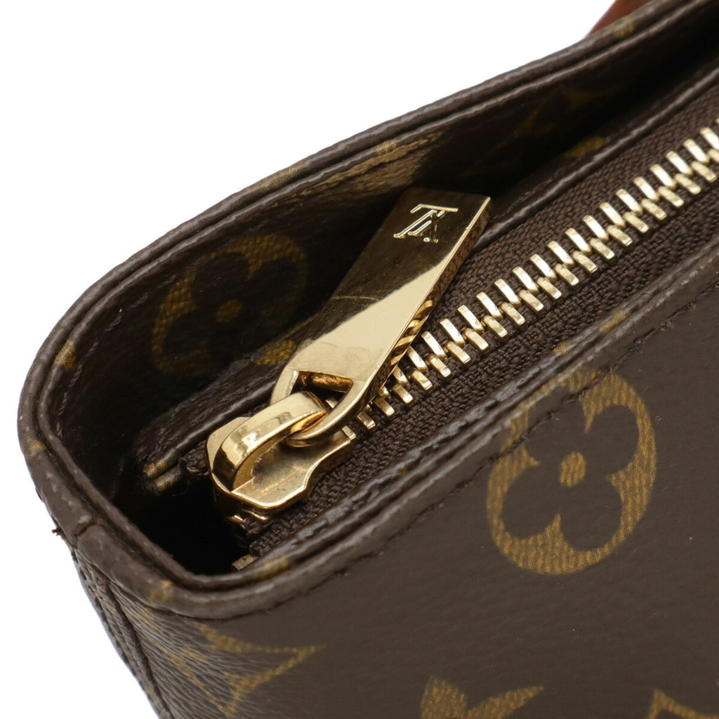 Louis Vuitton Brown Canvas Shoulder Bag Tote Bag