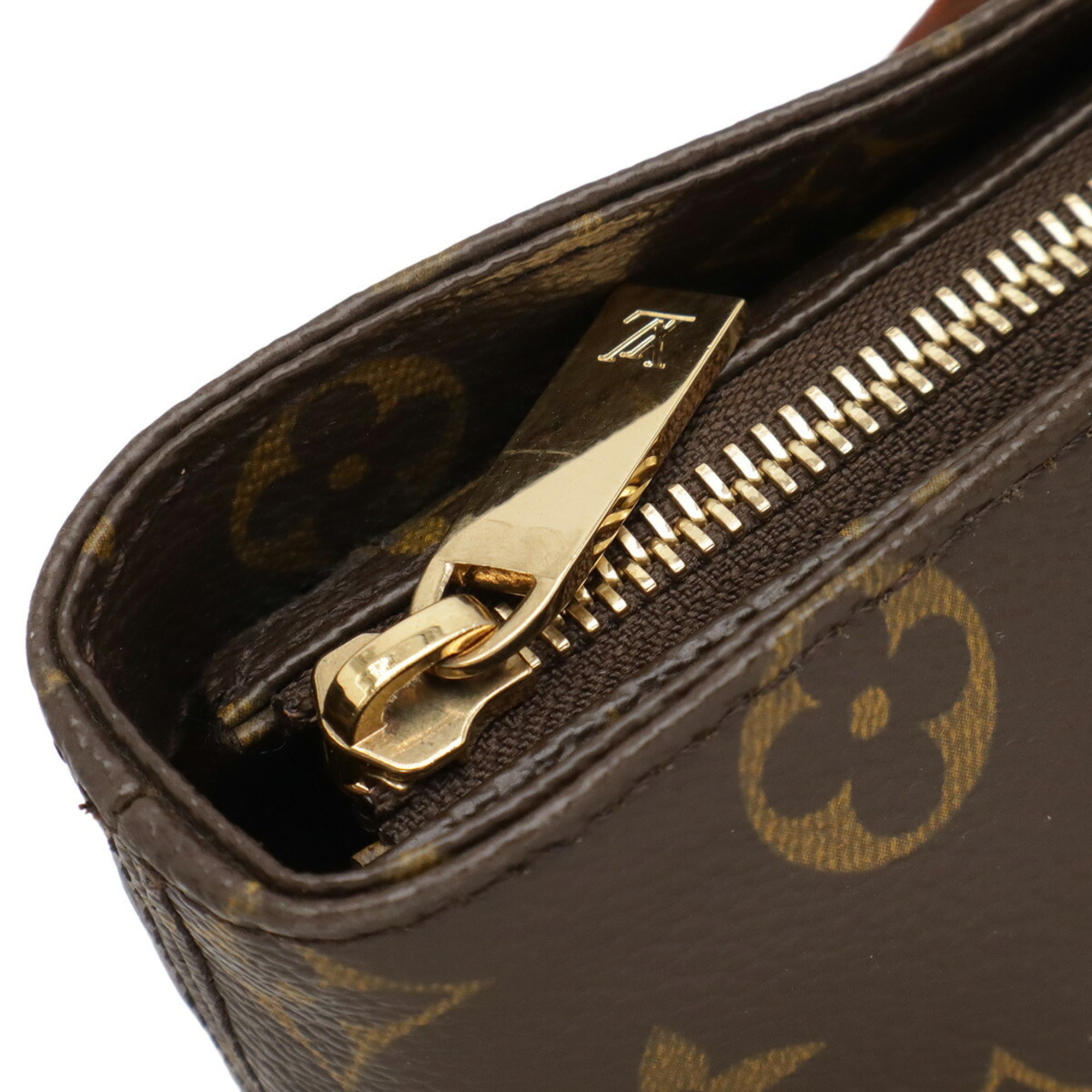 Louis Vuitton Brown Canvas Shoulder Bag Tote Bag
