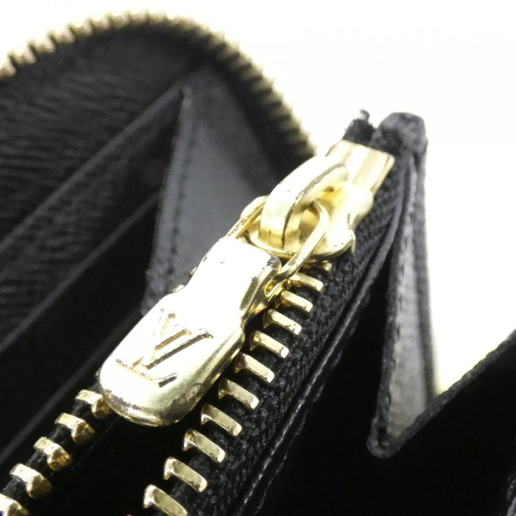 Louis Vuitton Black Leather Long Wallet