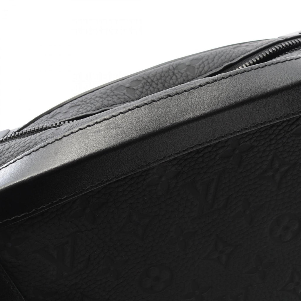 Louis Vuitton Black Noir Monogram Leather Shoulder Bag