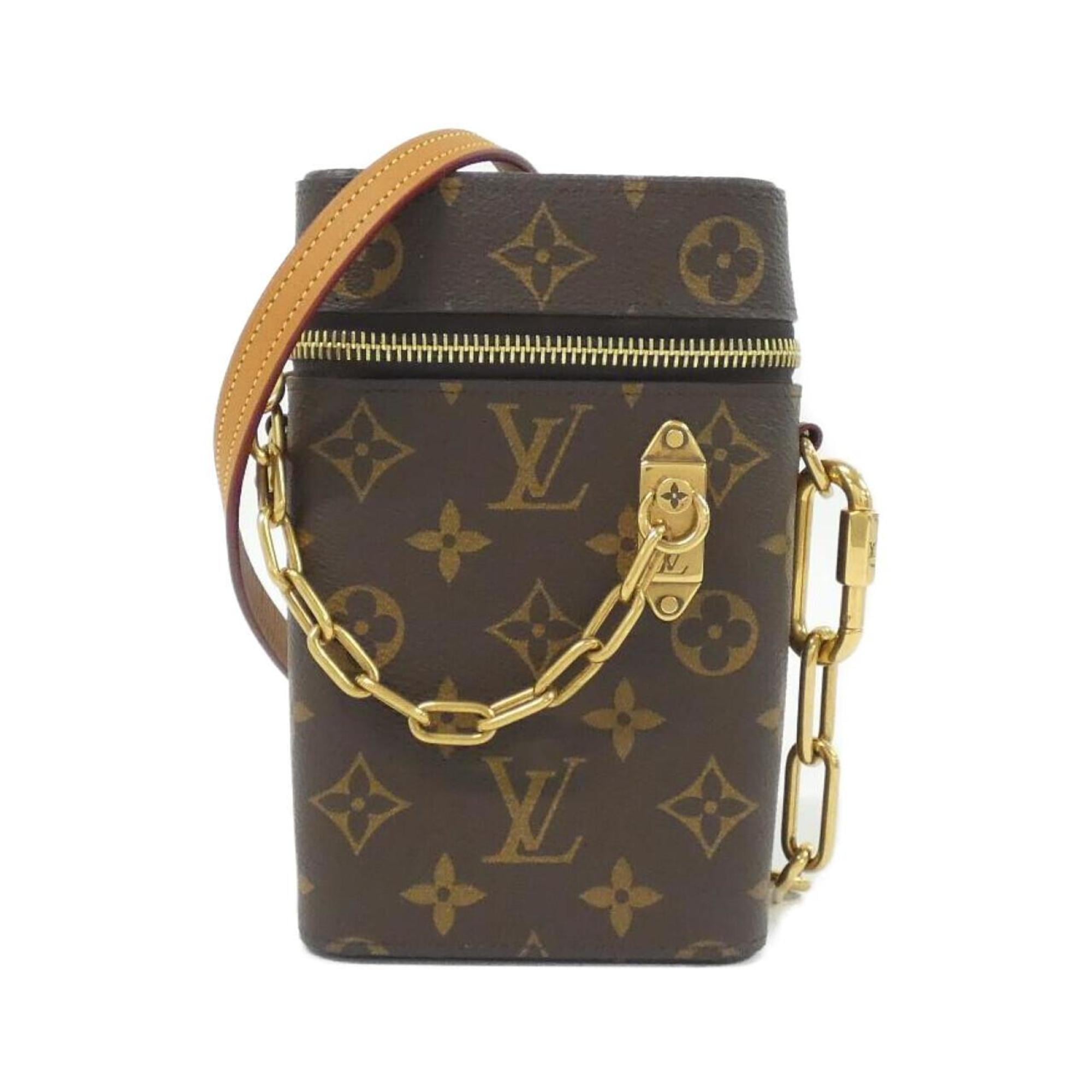 Louis Vuitton Brown Coated Canvas Handbag