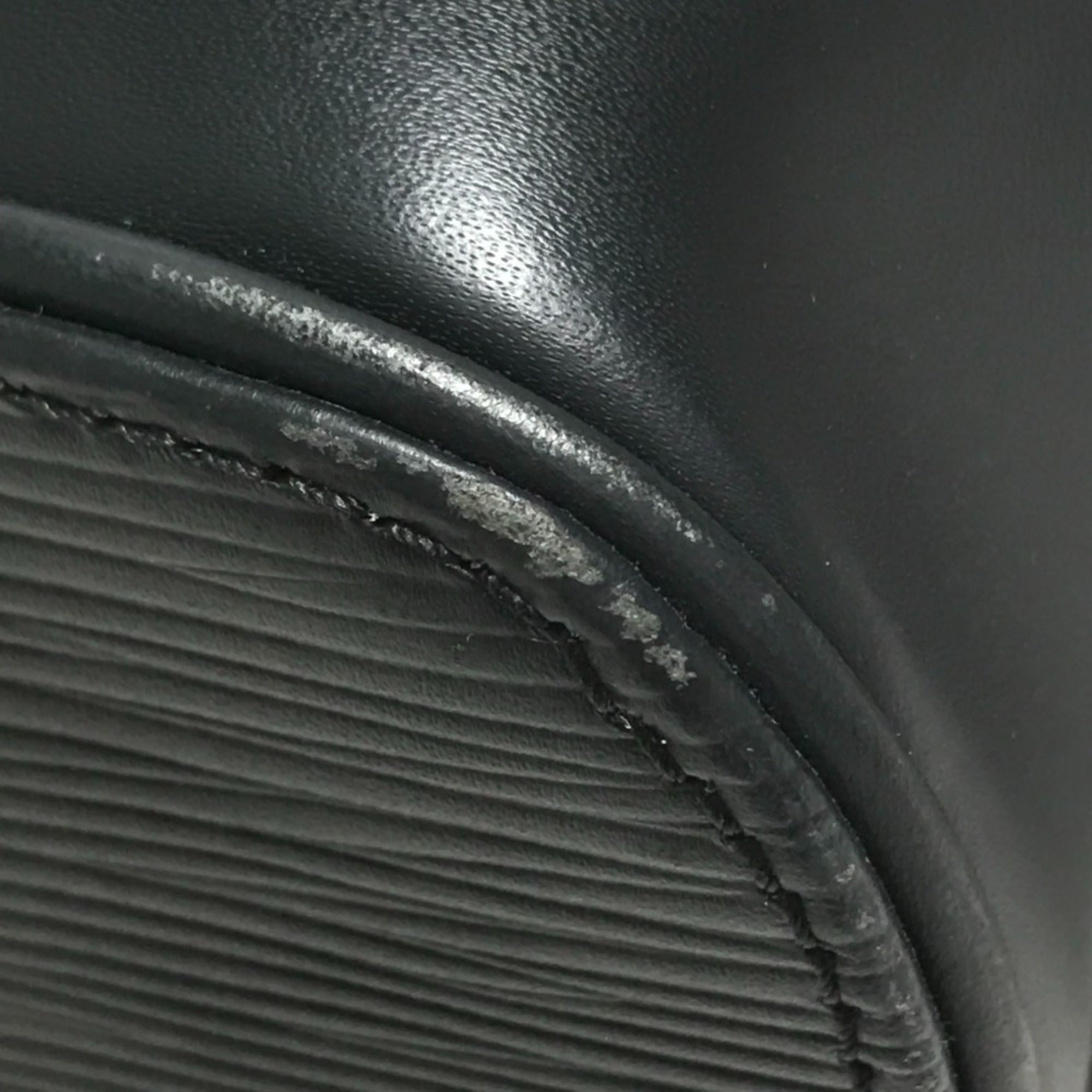 Louis Vuitton Black Epi Leather Backpack
