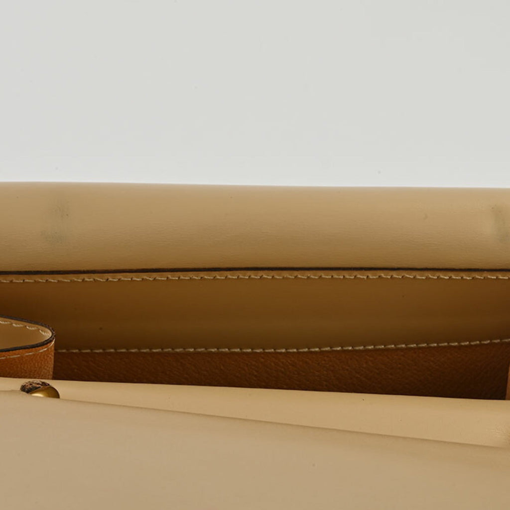 Celine Beige Leather Handbag