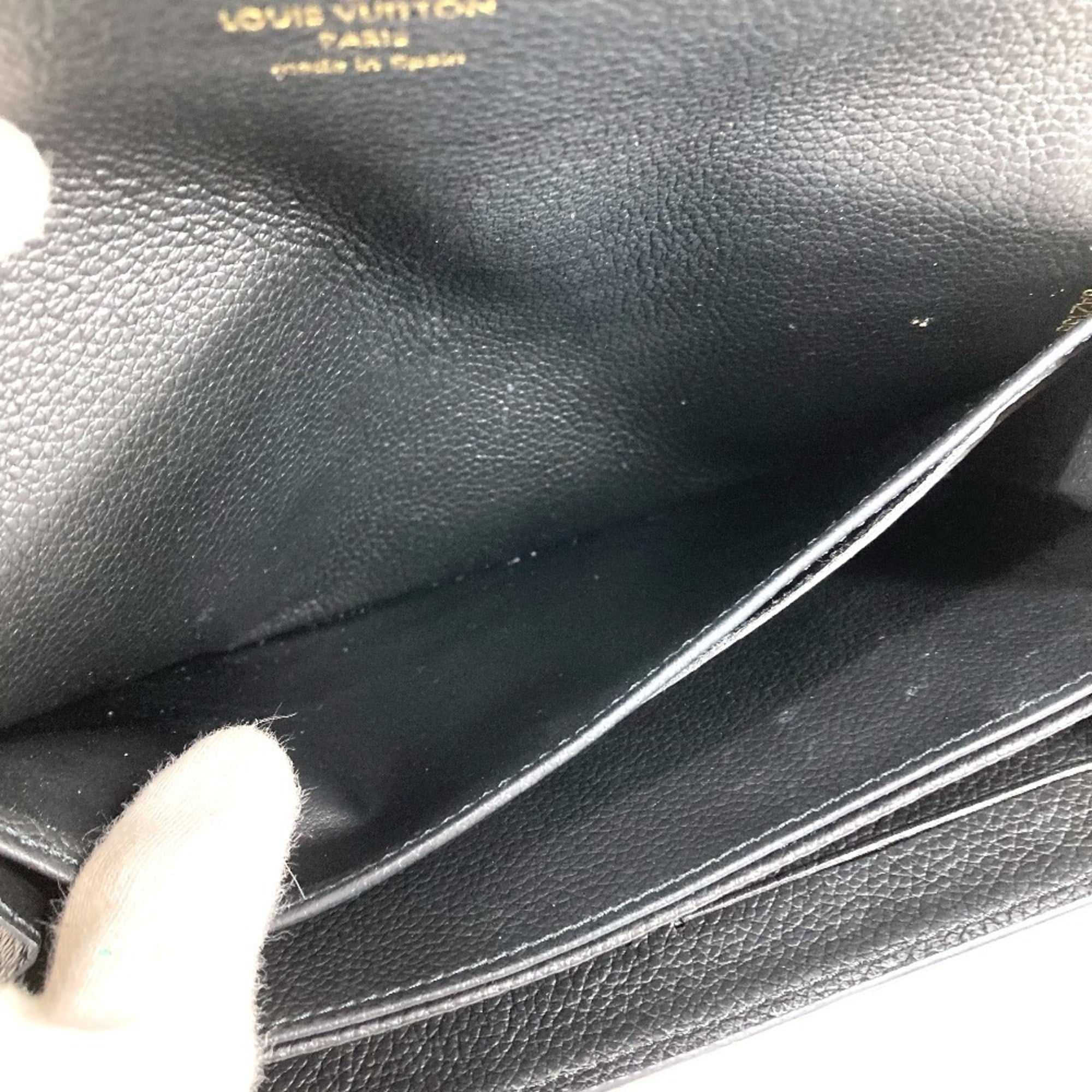 Louis Vuitton Monogram Empreinte Black Noir Monogram Empreinte Long Wallet