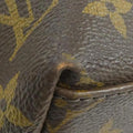 Louis Vuitton Marron Coated Canvas Handbag