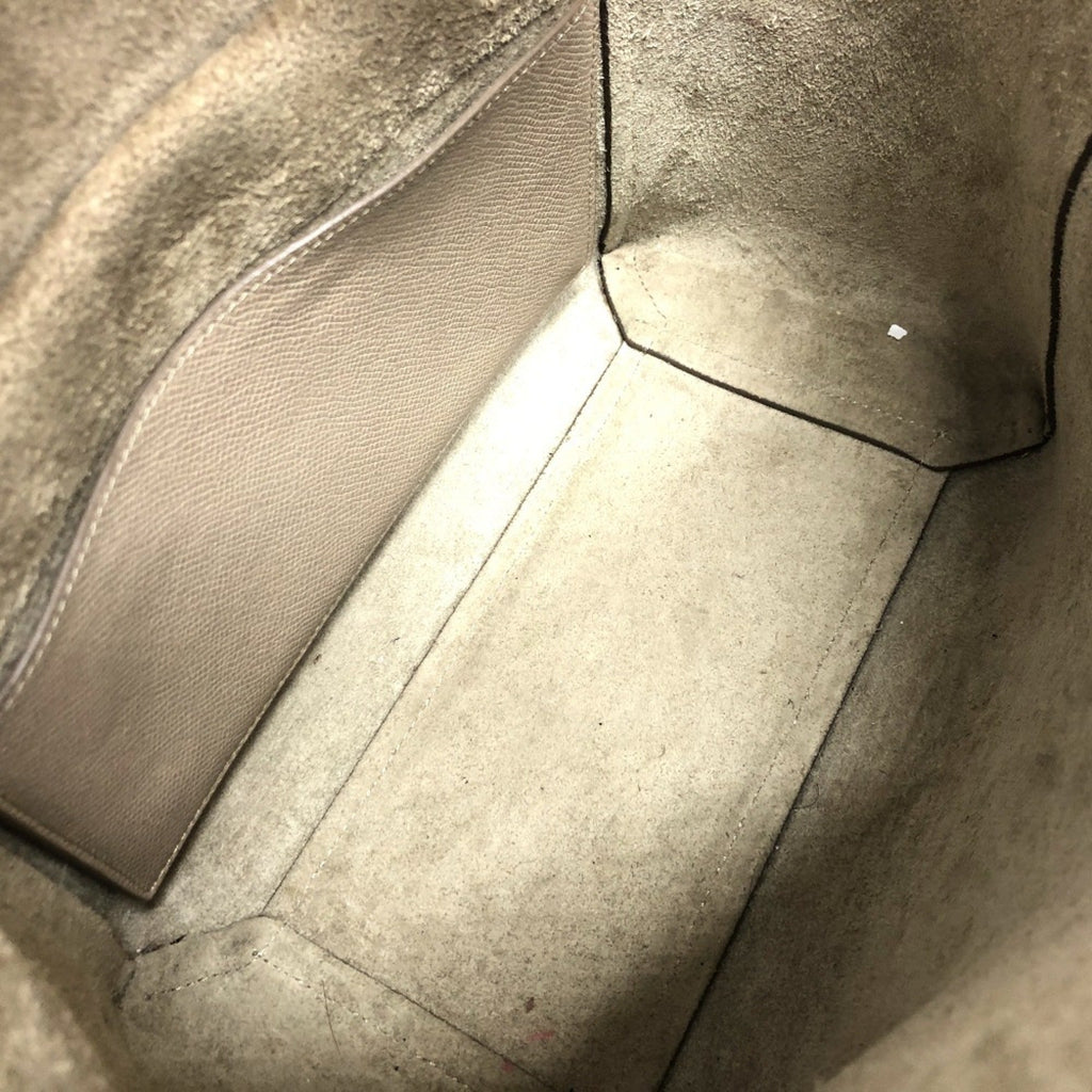 Celine Beige Leather Handbag Shoulder Bag
