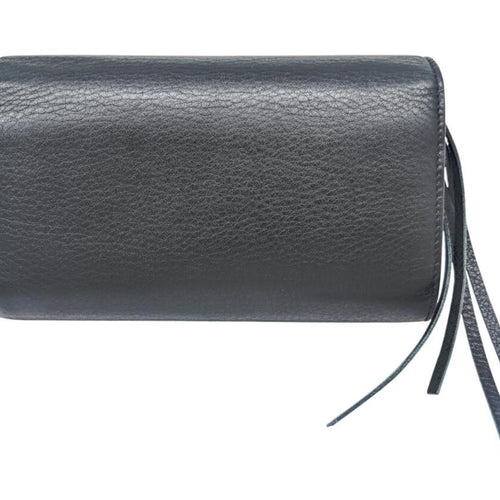 Balenciaga Black Leather Long Wallet (Bi-Fold)