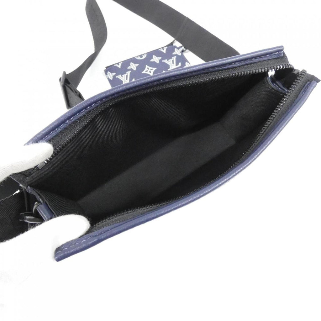 Louis Vuitton Ancre Blue Leather Shoulder Bag