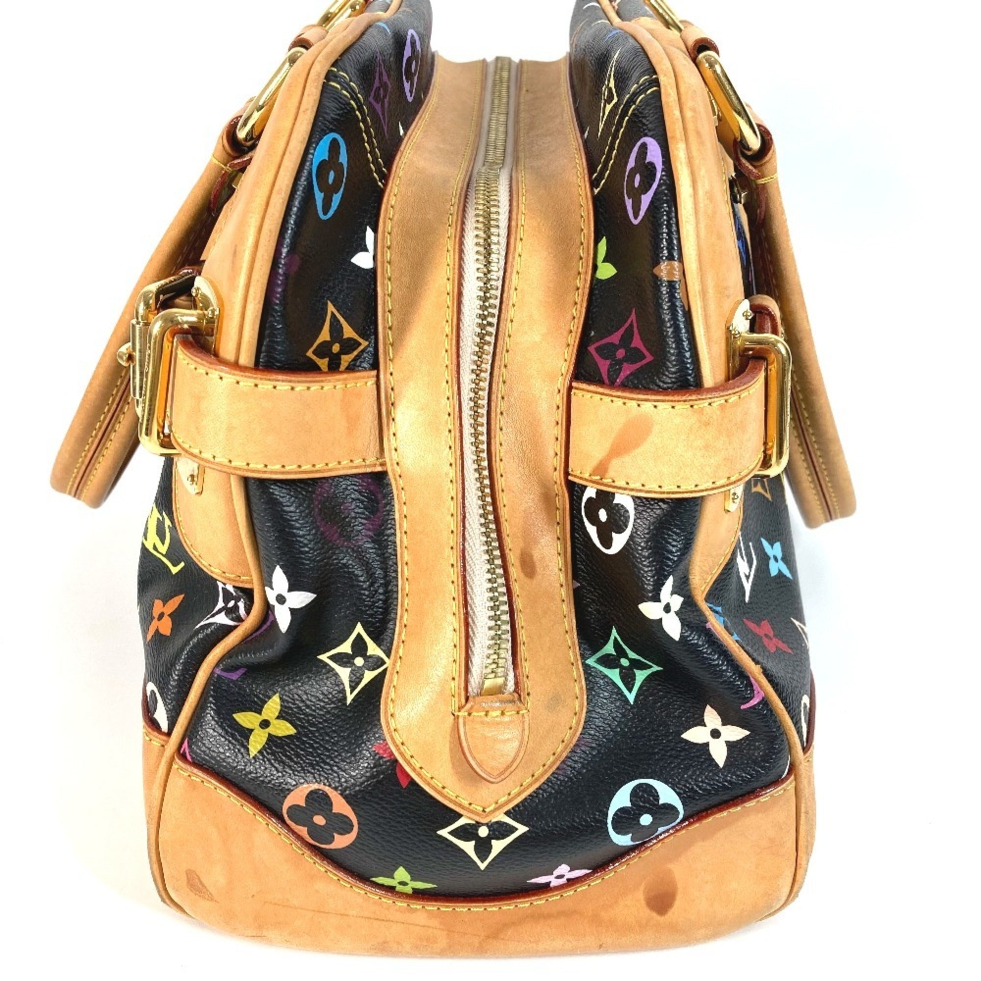 Louis Vuitton Monogram Multicolore Black Noir Monogram Multicolore Boston Bag Handbag Shoulder Bag