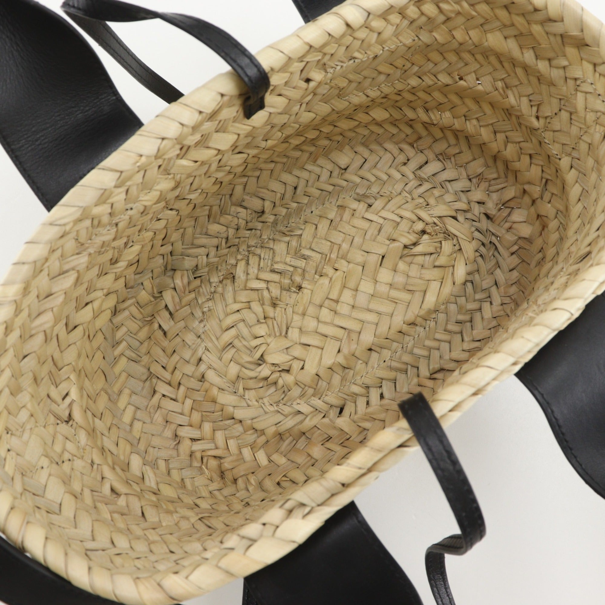 Chloé Beige Raffia Leather Basket Handbag (Pre-Owned)