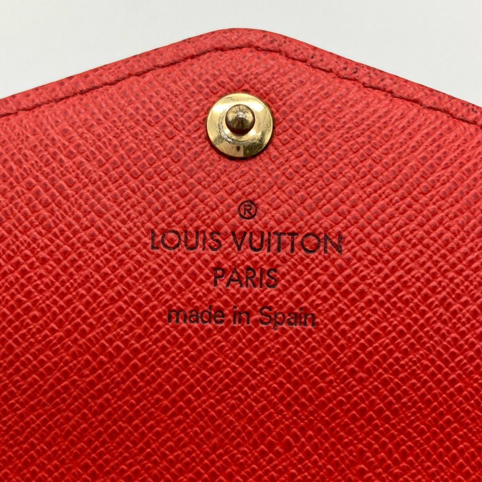 Louis Vuitton Brown Monogram Canvas Long Wallet (Tri-Fold)