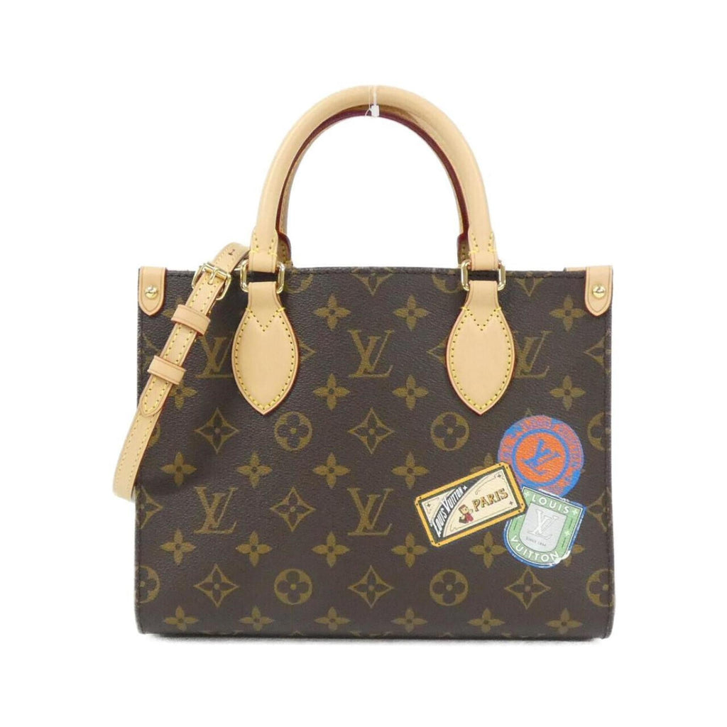 Louis Vuitton Marron Coated Canvas Handbag