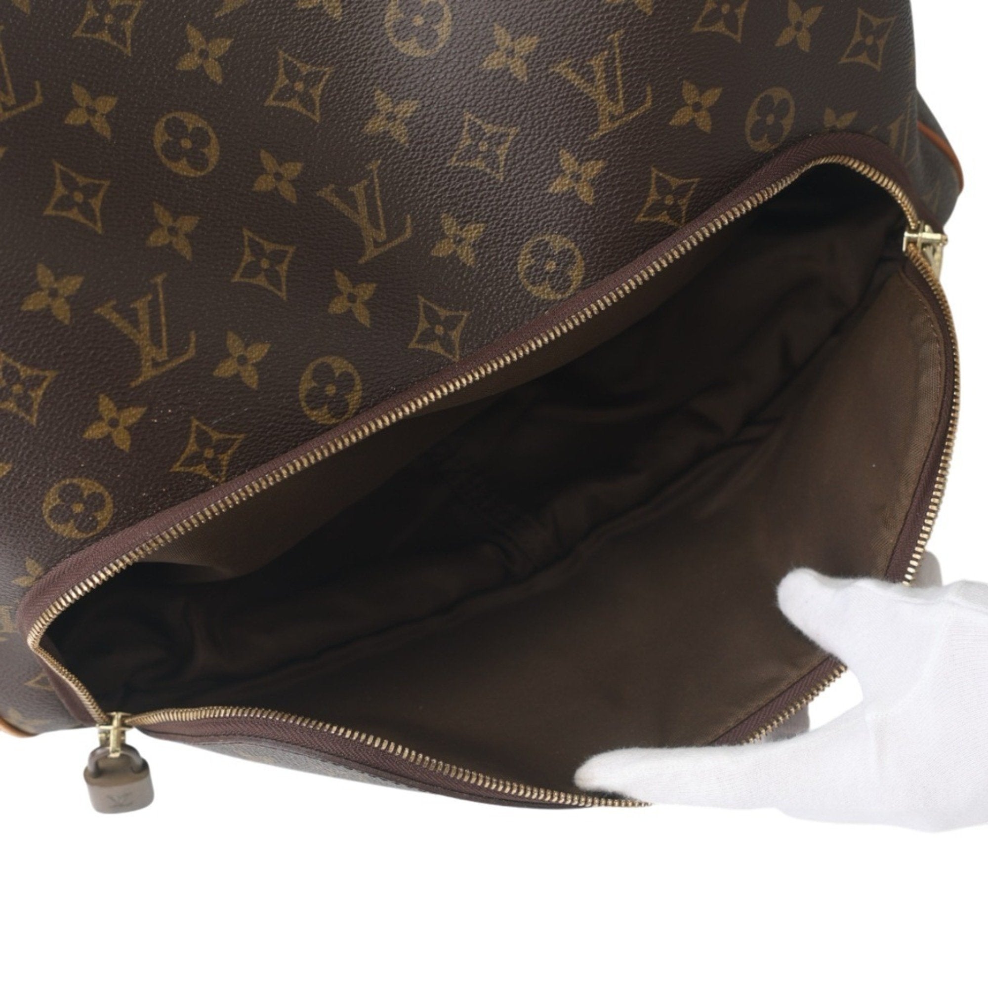 Louis Vuitton Monogram Brown Monogram Boston Bag Sports Bag