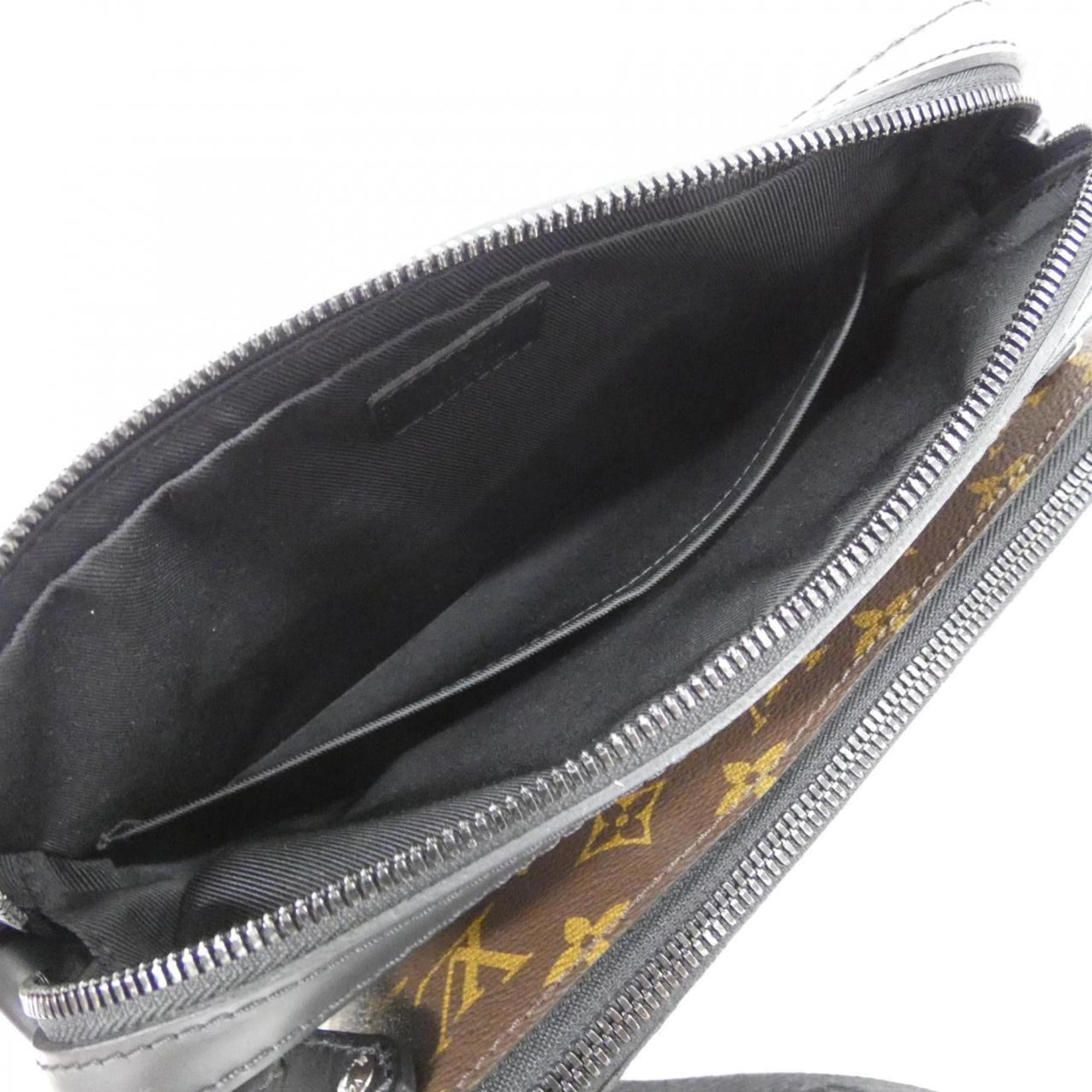 Louis Vuitton Marron Coated Canvas Pouch Shoulder Bag