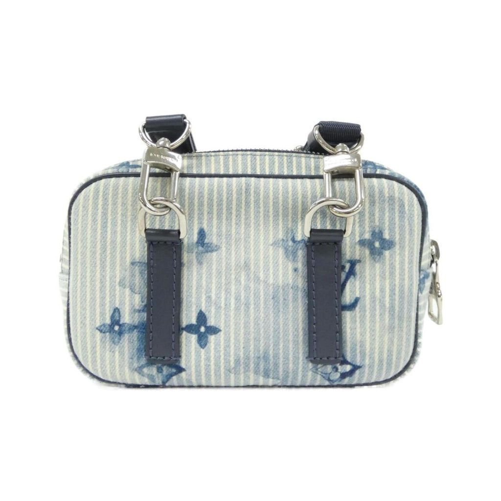 Louis Vuitton Monogram Watercolor Navy Canvas Pochette Shoulder Bag