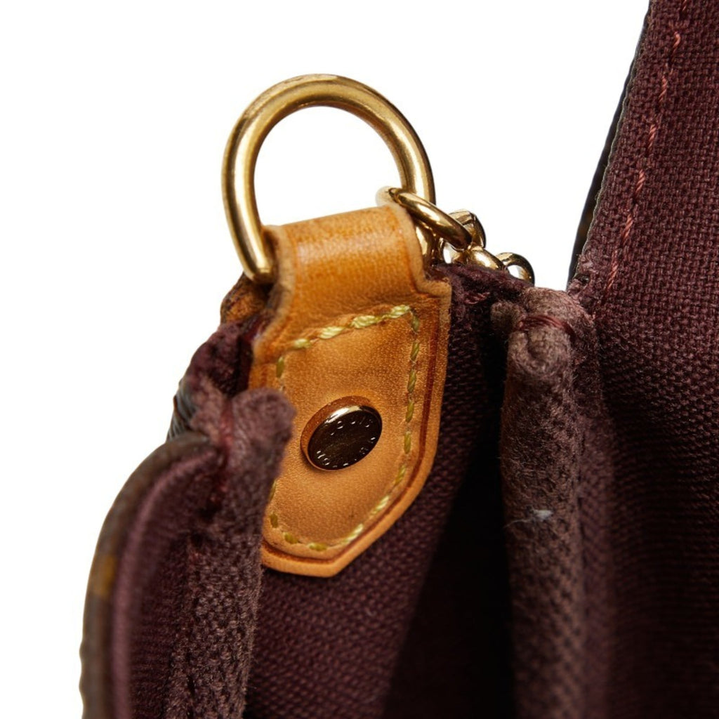 Louis Vuitton Brown Pvc Leather Handbag Shoulder Bag