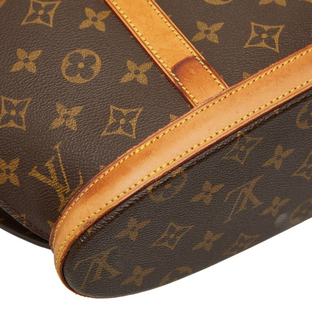 Louis Vuitton Brown Pvc Leather Tote Bag