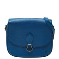 Louis Vuitton Toledo Blue Leather Shoulder Bag