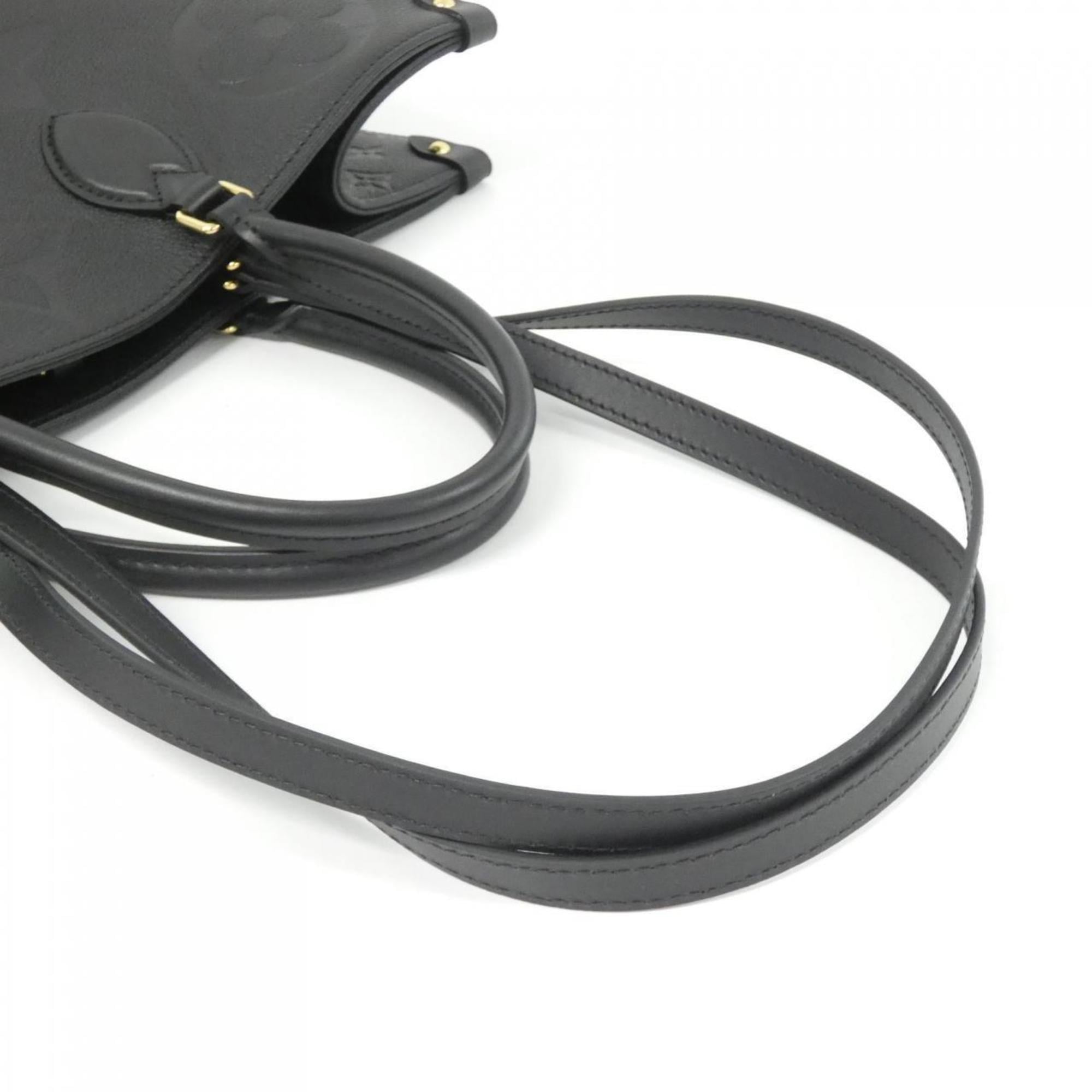Louis Vuitton Black Leather Handbag