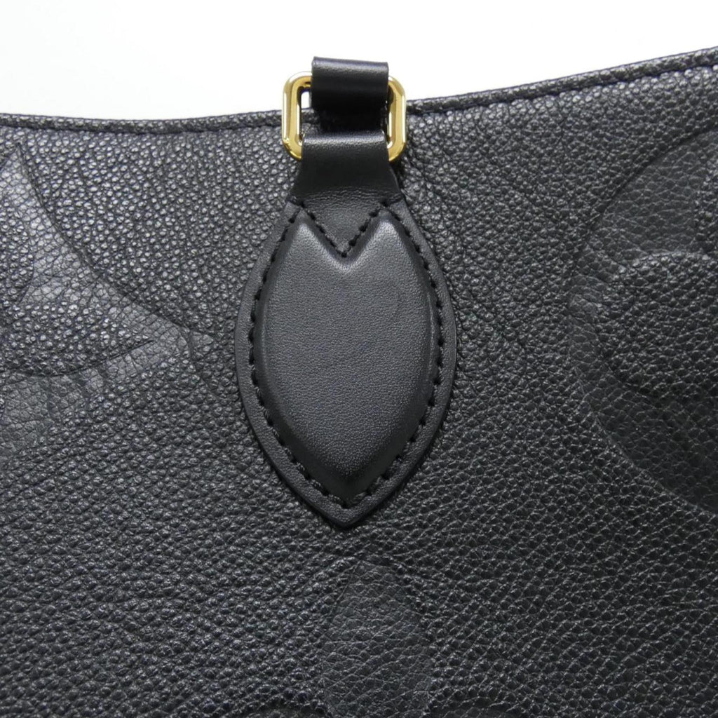 Louis Vuitton Black Leather Handbag